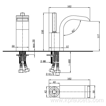 Factory Direct High Quality Deck Mounted Faucet